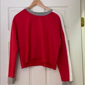 Tilly’s Red Cropped Sweatshirt